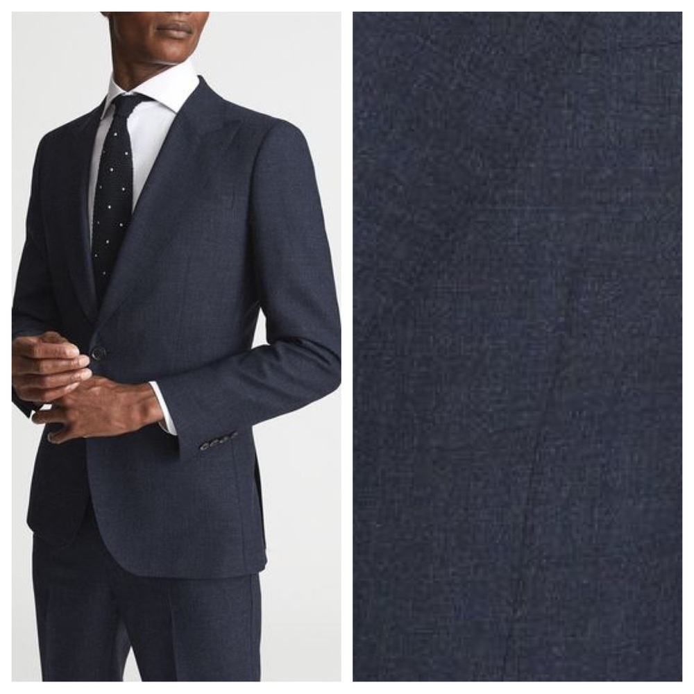 New! Reiss hitch single breasted one button 100% wool blazer